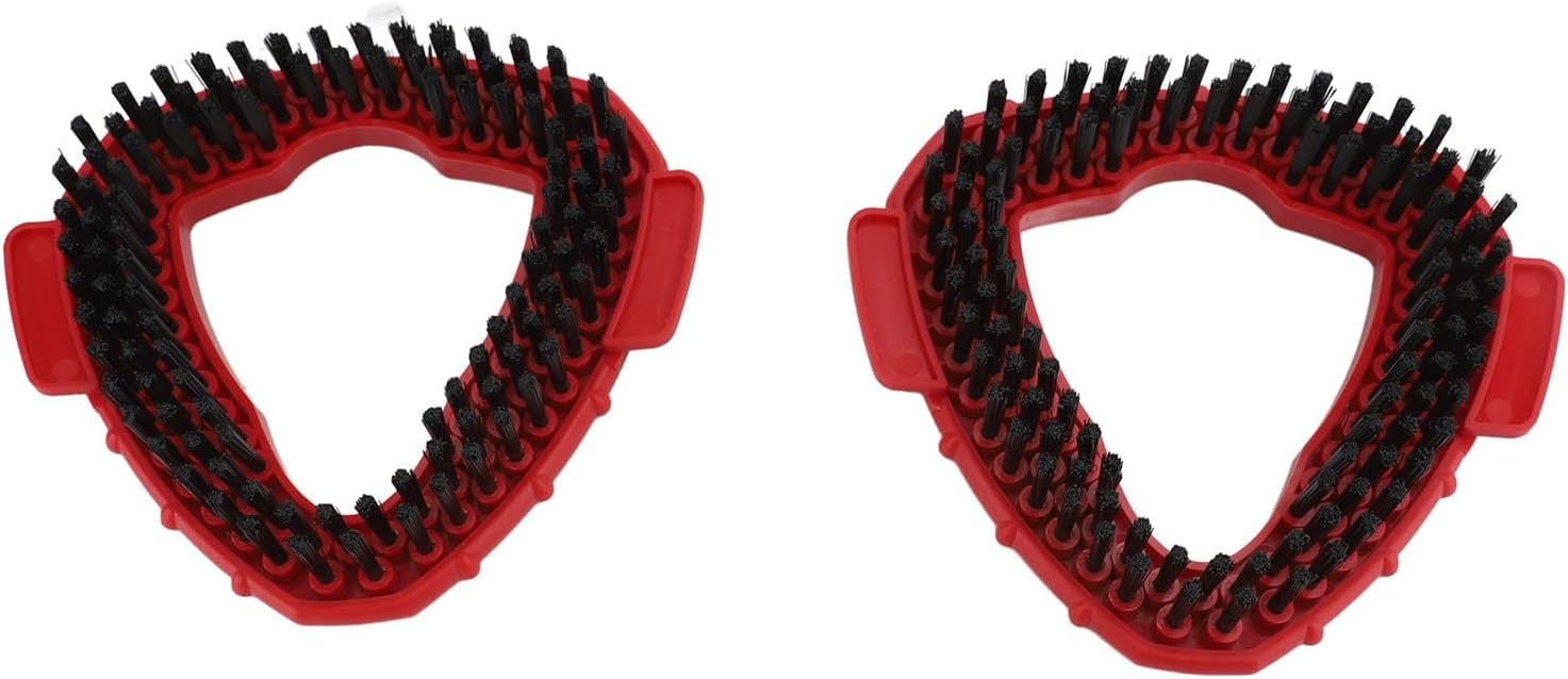 Scrub Brush Replacement Head,Microfiber Hard Cleaning Brush, 2pcs Scrub Brush Replacement Tile Floor Cleaning Brush Attachment for O Ceda EasyWring 1 Tank System